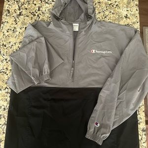Champion half zip windbreaker pullover
